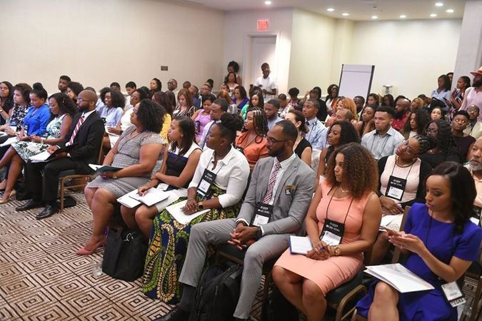 Picture of NABJ members during press conference